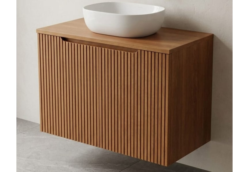 Mueble de baño de madera maciza Alpes 14 Bruntec detalle 5