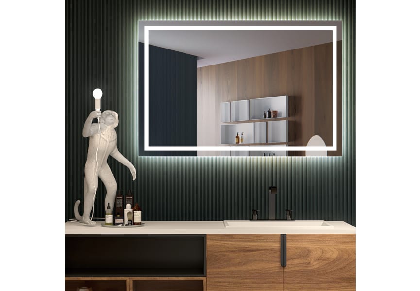 Espejo de baño con luz LED Francia Ledimex principal 0