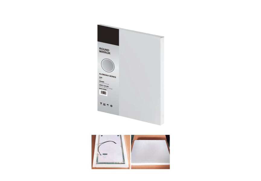 Espejo de baño con luz LED Francia Ledimex croquis 12
