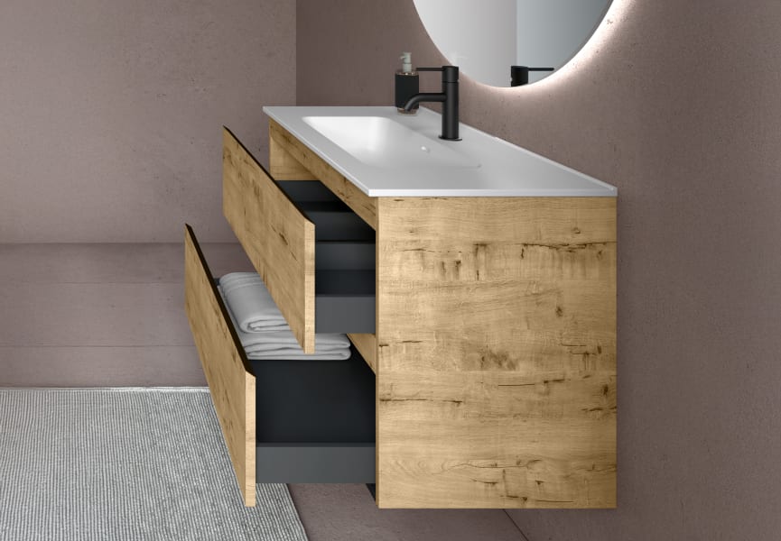 Conjunto mueble de baño Roma Bruntec detalle 11