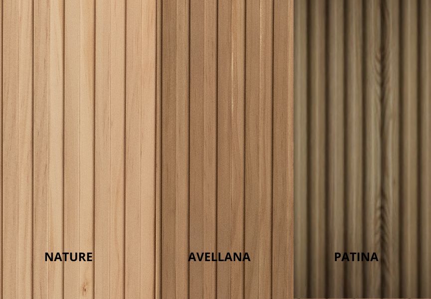 Mueble de baño con encimera de madera maciza Baviera Bruntec detalle 5