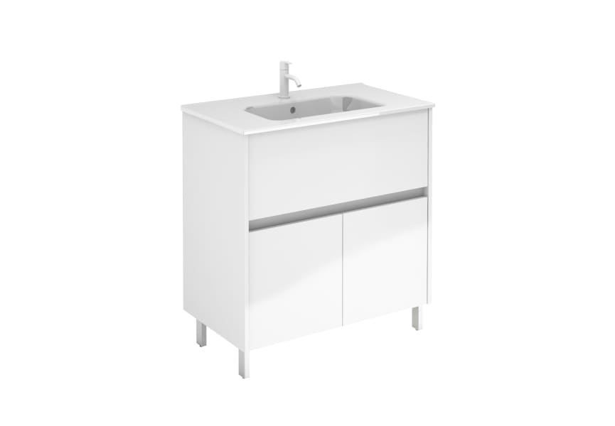 Conjunto mueble de baño BAND de 2 cajones y 1 puerta de Royo