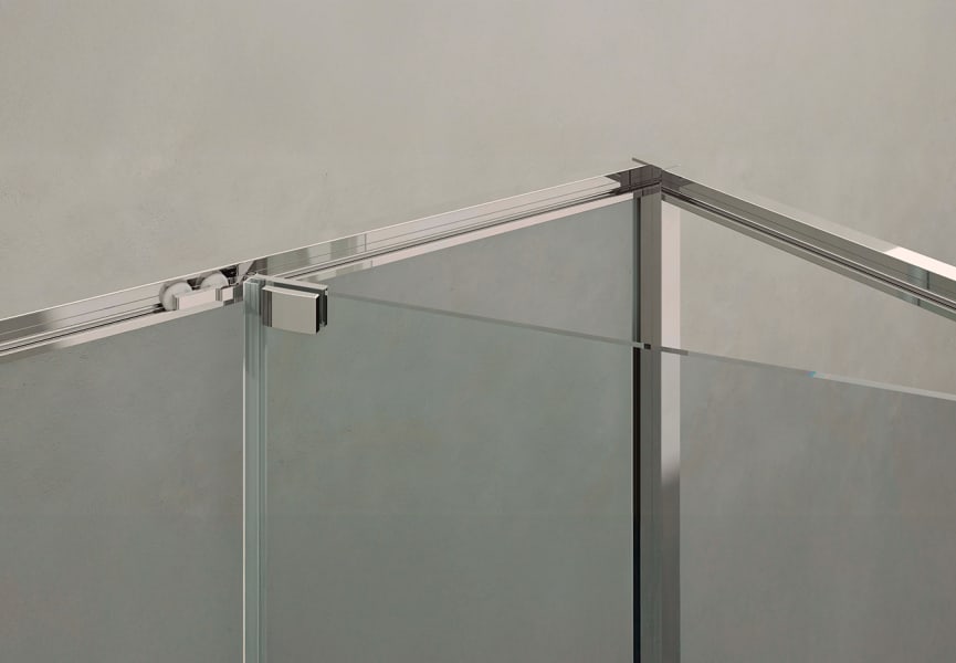 Mampara de ducha Focus 400B Bruntec detalle 3
