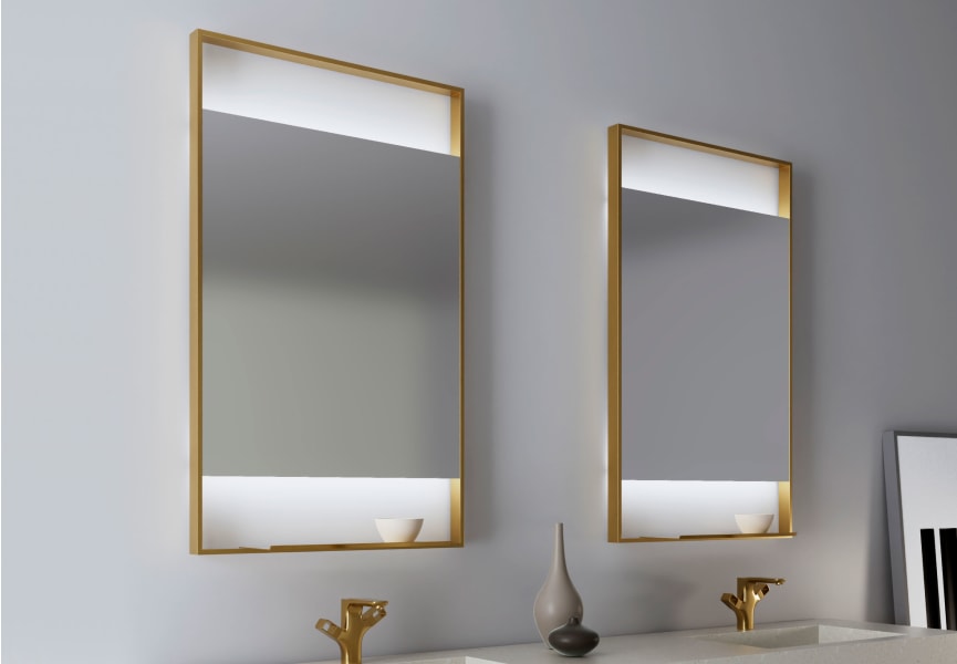 Espejo de baño con luz LED Elan de Bruntec principal 0