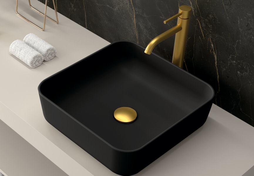 Lavabo sobre encimera Saona Coycama detalle 15