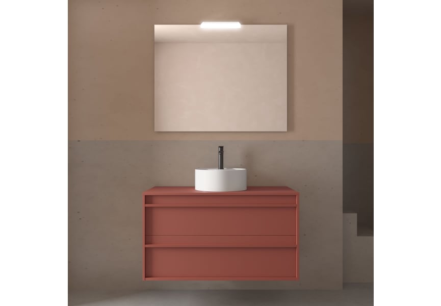 Mueble de baño con encimera de madera Attila Salgar ambiente 31