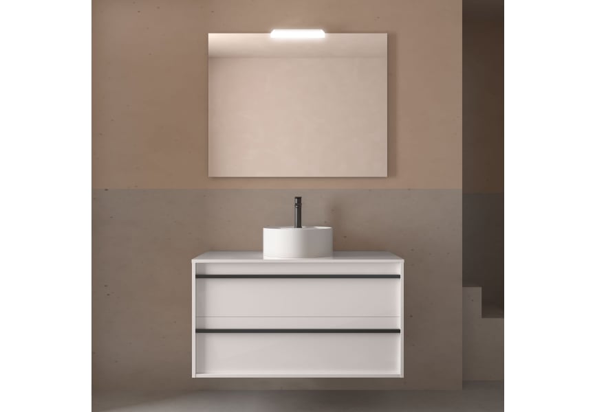 Mueble de baño con encimera de madera Attila Salgar ambiente 33