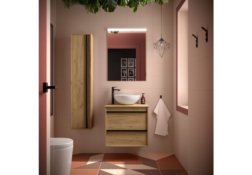 Mueble de baño con encimera de madera Attila Salgar principal 0