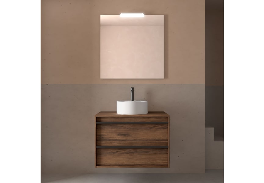 Mueble de baño con encimera de madera Attila Salgar Ambiente 22