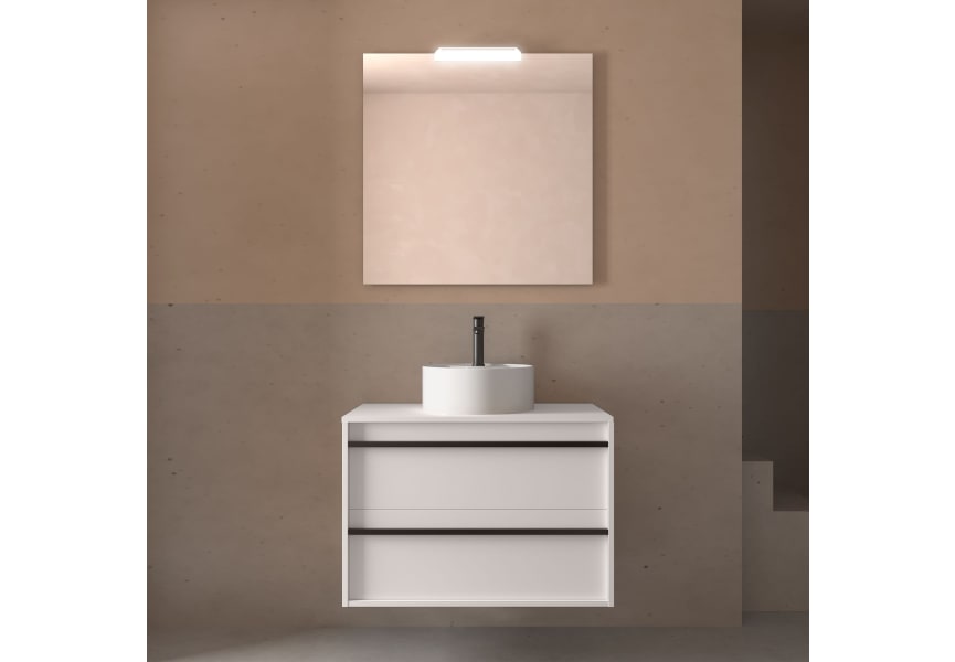 Mueble de baño con encimera de madera Attila Salgar Ambiente 25