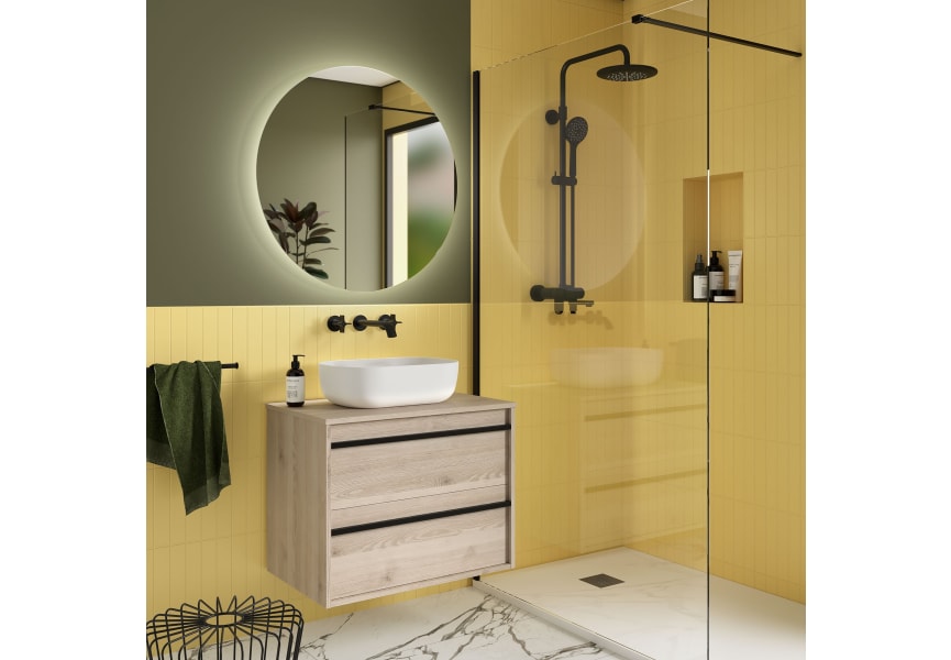 Mueble de baño con encimera de madera Attila Salgar Ambiente 13