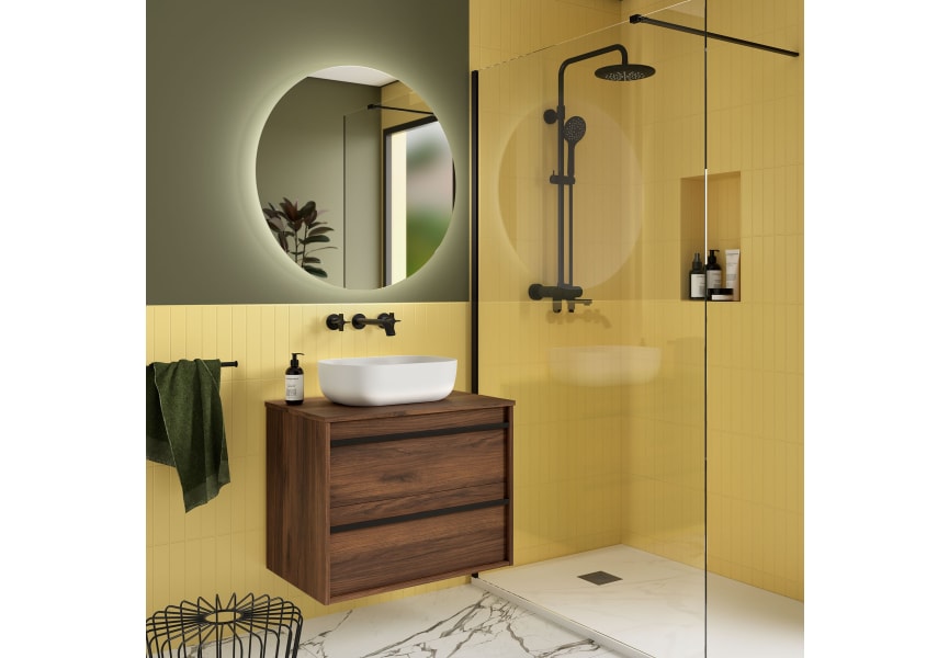 Mueble de baño con encimera de madera Attila Salgar ambiente 14