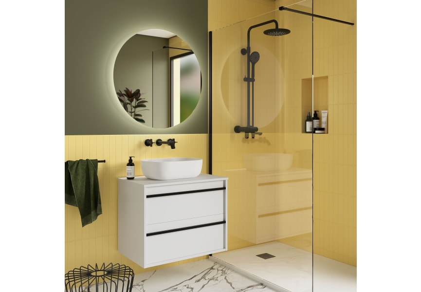 Mueble de baño con encimera de madera Attila Salgar ambiente 17