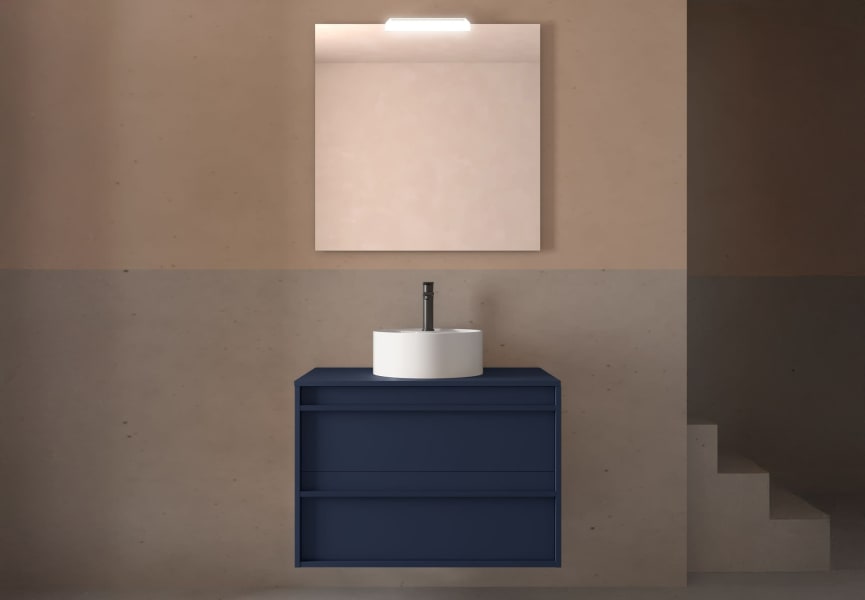 Mueble de baño con encimera de madera Attila Salgar ambiente 20