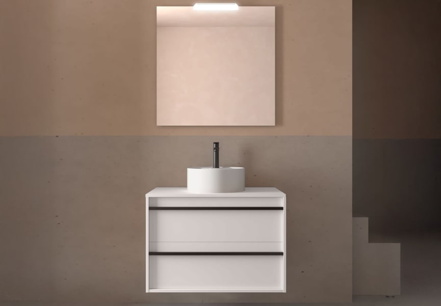 Mueble de baño con encimera de madera Attila Salgar ambiente 25