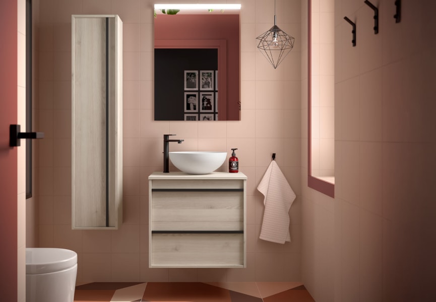 Mueble de baño con encimera de madera Attila Salgar principal 4