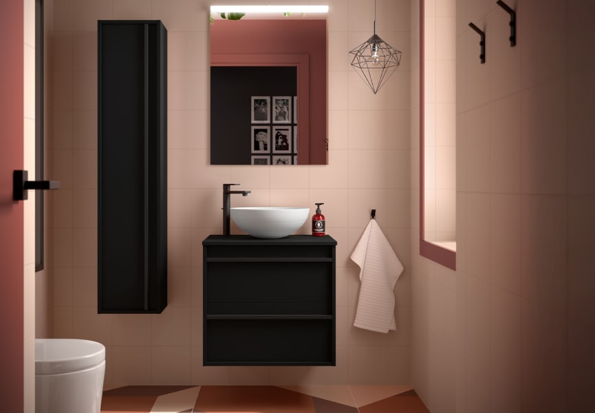 Mueble de baño con encimera de madera Attila Salgar principal 1