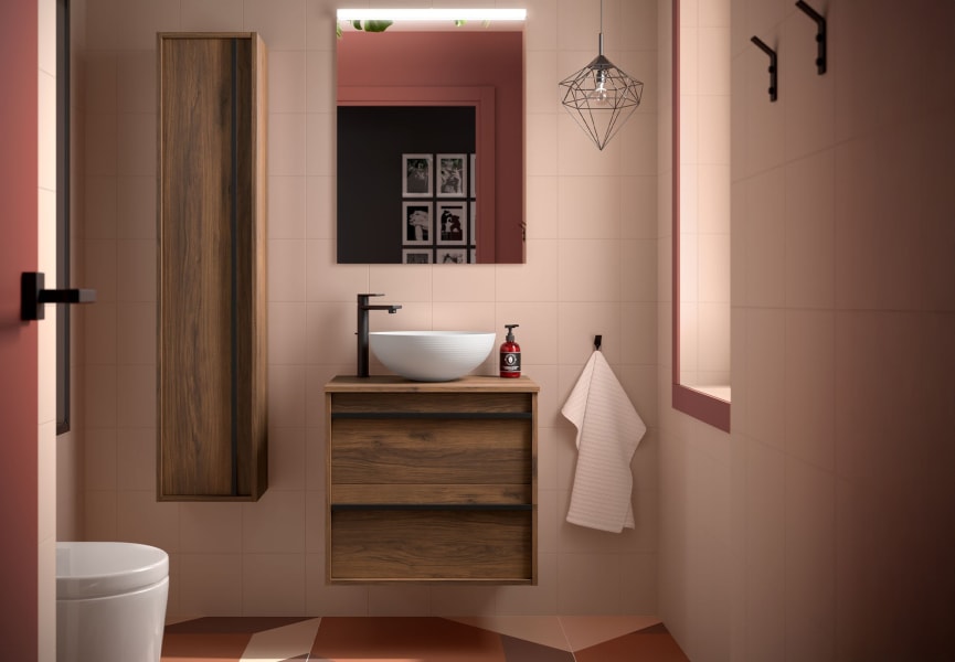 Mueble de baño con encimera de madera Attila Salgar principal 5