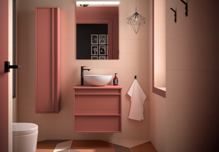 Mueble de baño con encimera de madera Attila Salgar principal 6
