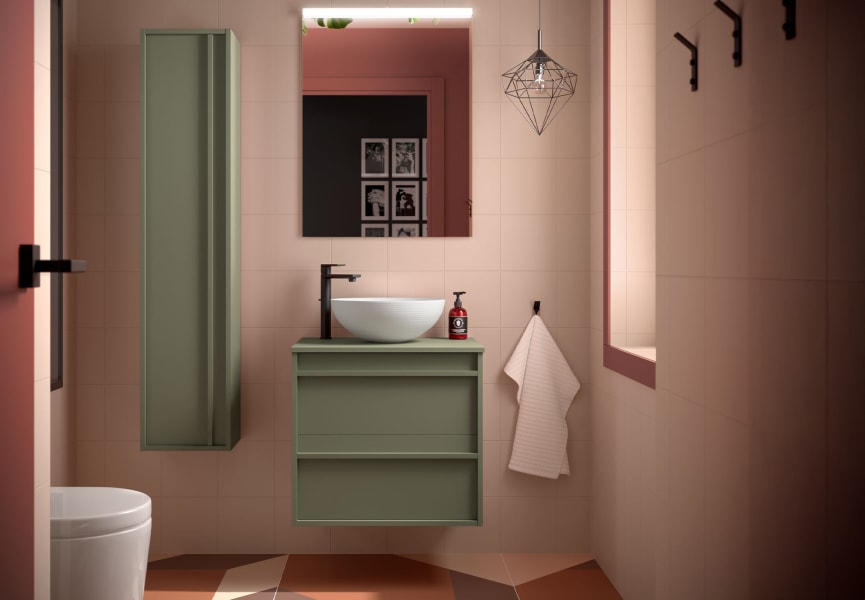 Mueble de baño con encimera de madera Attila Salgar principal 3