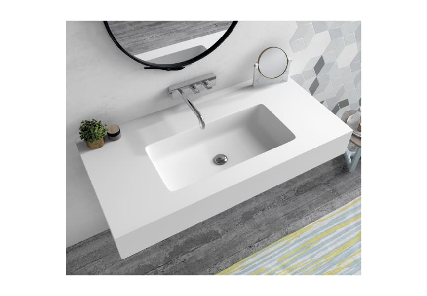 Lavabo suspendido Ibiza Bruntec ambiente 4