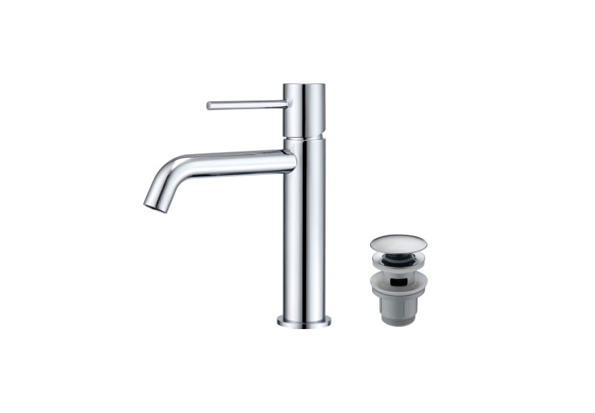 Pack Grifo de lavabo Monza + Válvula click-clack de Imex principal 0