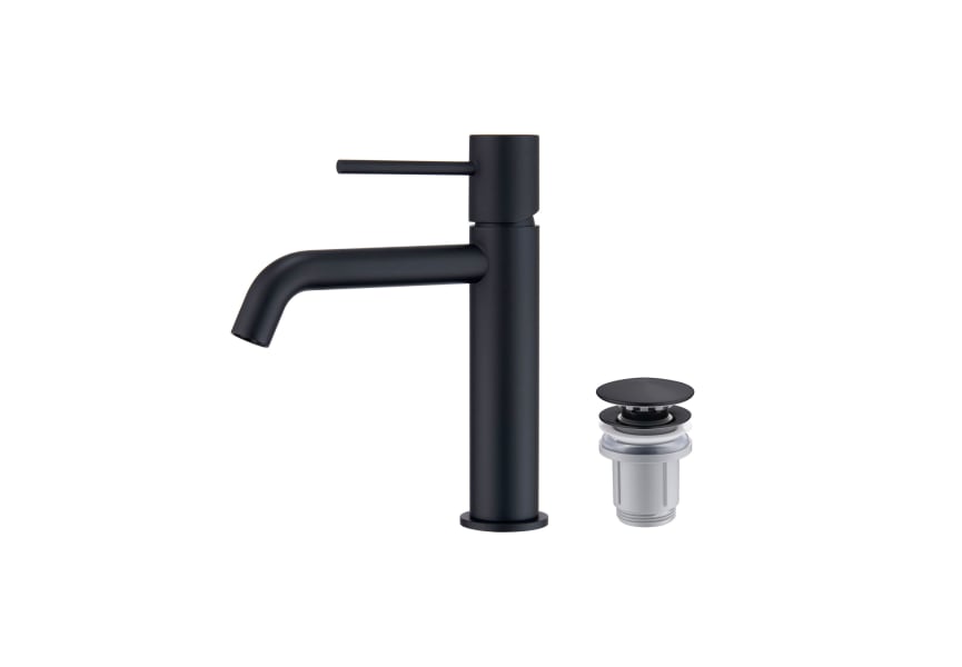 Pack Grifo de lavabo Monza + Válvula click-clack de Imex principal 1
