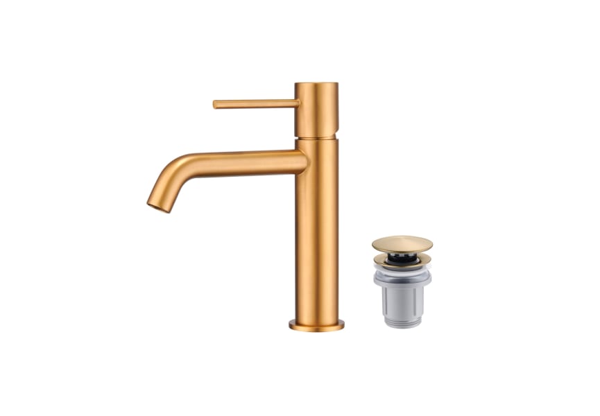 Pack Grifo de lavabo Monza + Válvula click-clack de Imex principal 2