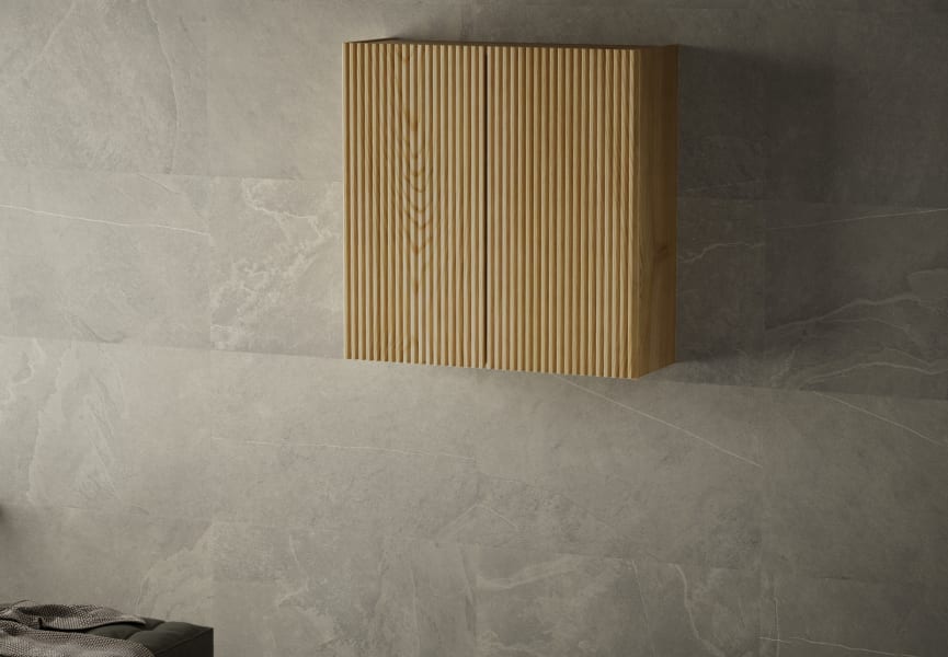 Colgar doble 2 puertas madera maciza Alpes Bruntec detalle 2