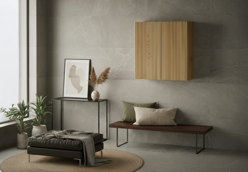 Colgar doble 2 puertas madera maciza Alpes Bruntec principal 0