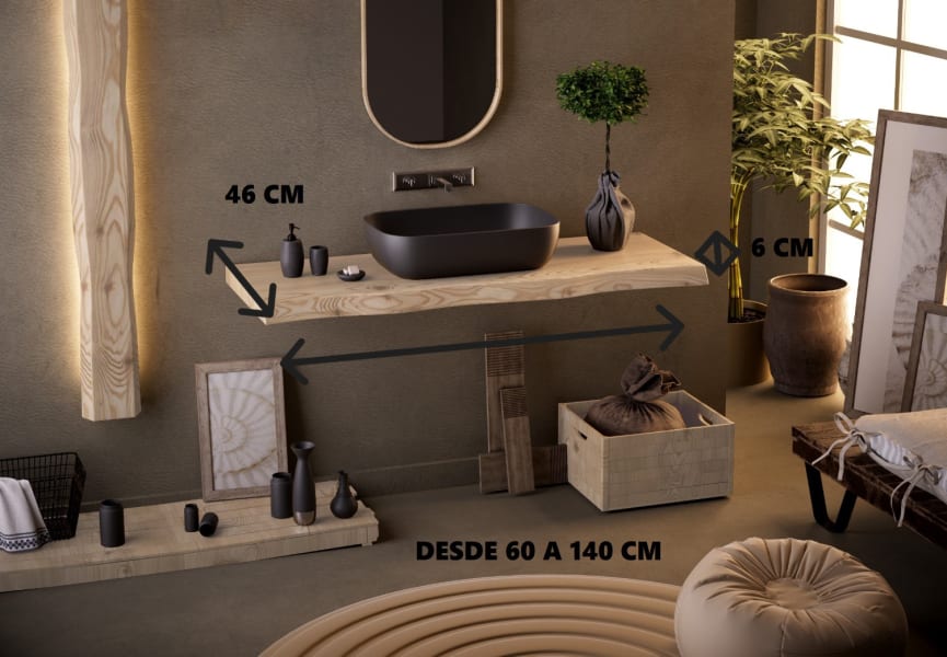 Encimera Rustic Bruntec croquis 4