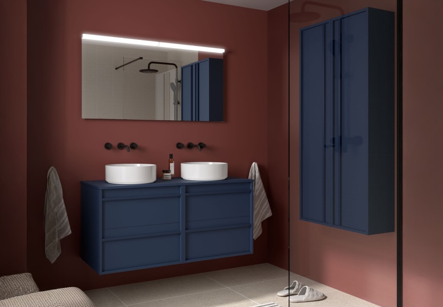 Mueble de baño con encimera de madera Attila Salgar principal 4