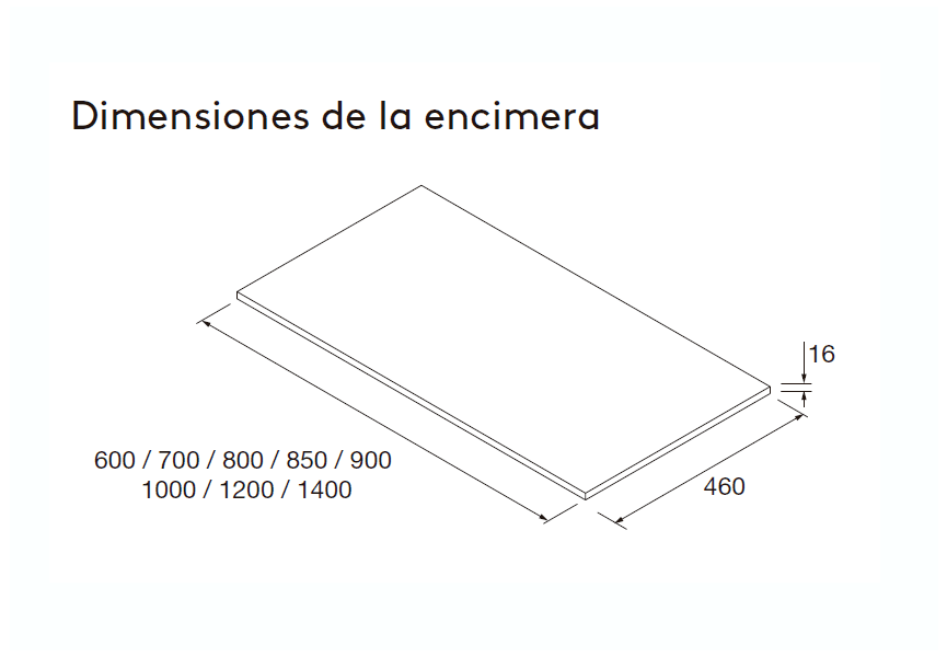 Mueble de baño con encimera de madera Attila Salgar croquis 9