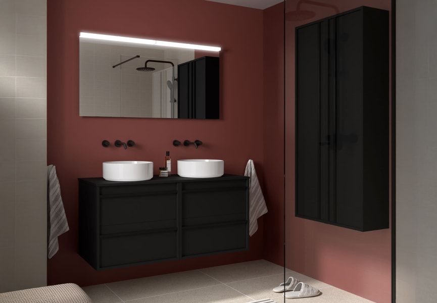Mueble de baño con encimera de madera Attila Salgar principal 5