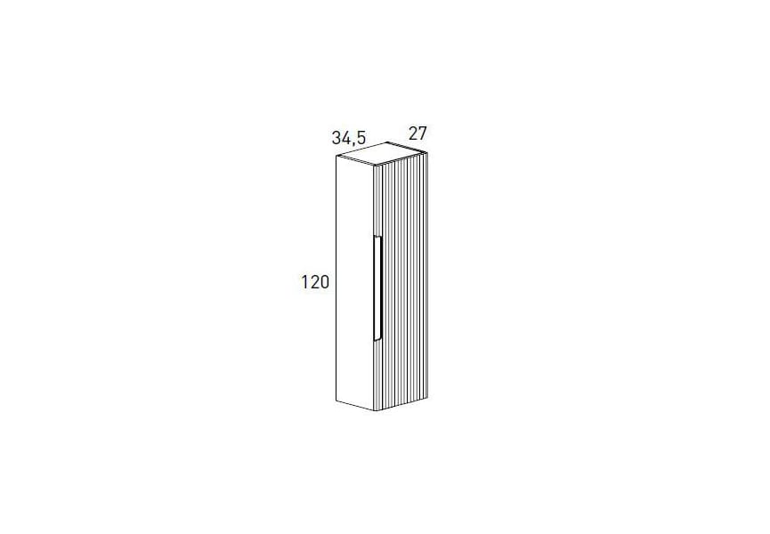 Columna de baño Kyoto Visobath croquis 11