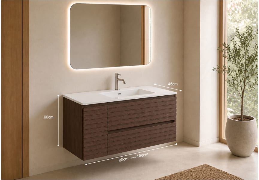 Conjunto Mueble de baño Alpes 21 Bruntec croquis 9
