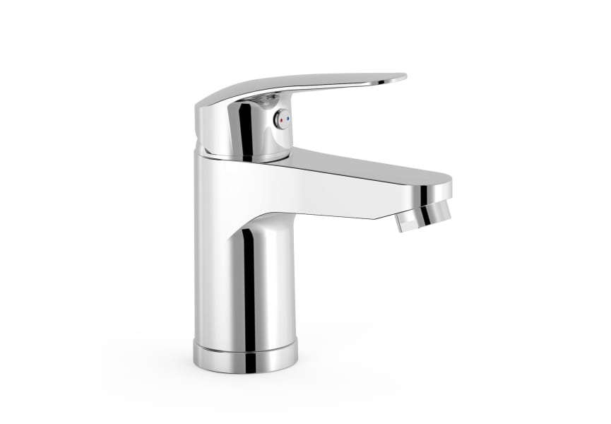 Grifo de lavabo monomando con maneta cromo 143x138mm Base Plus de Tres Decorabano 2024