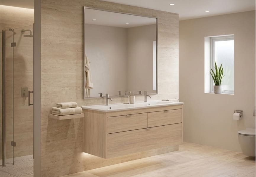 Conjunto mueble de baño Logika Royo ambiente 8