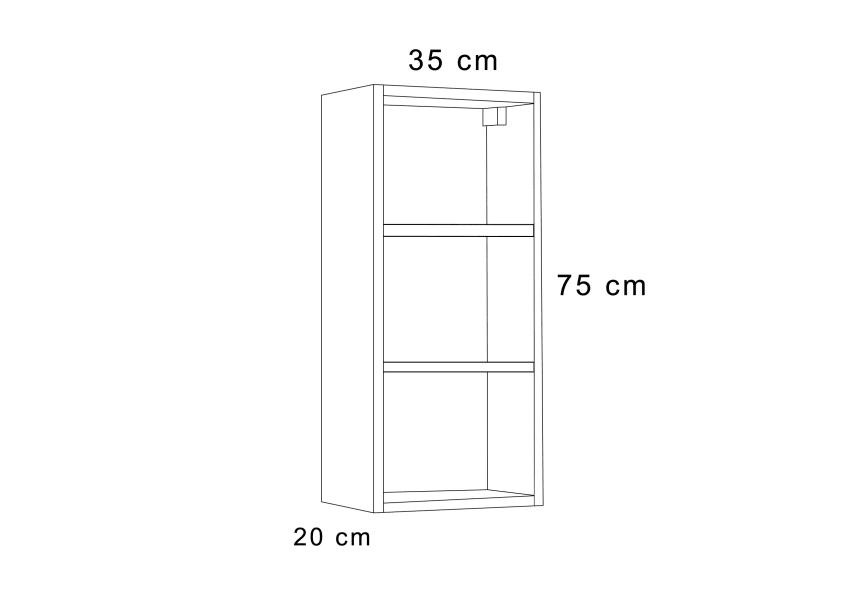 Columna de baño Etna Bruntec croquis 2