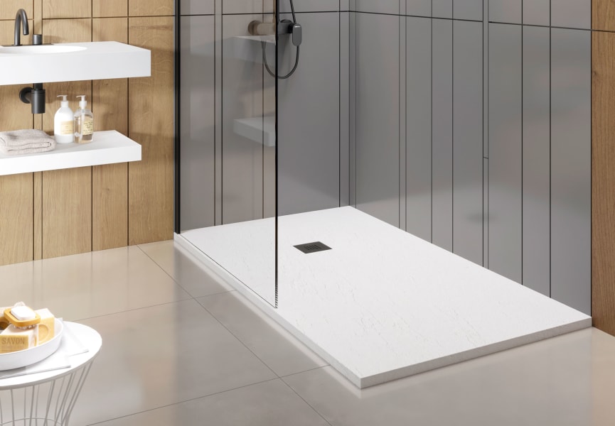 Plato ducha Solid Surface SIDE BSurface en Cuartodebaño