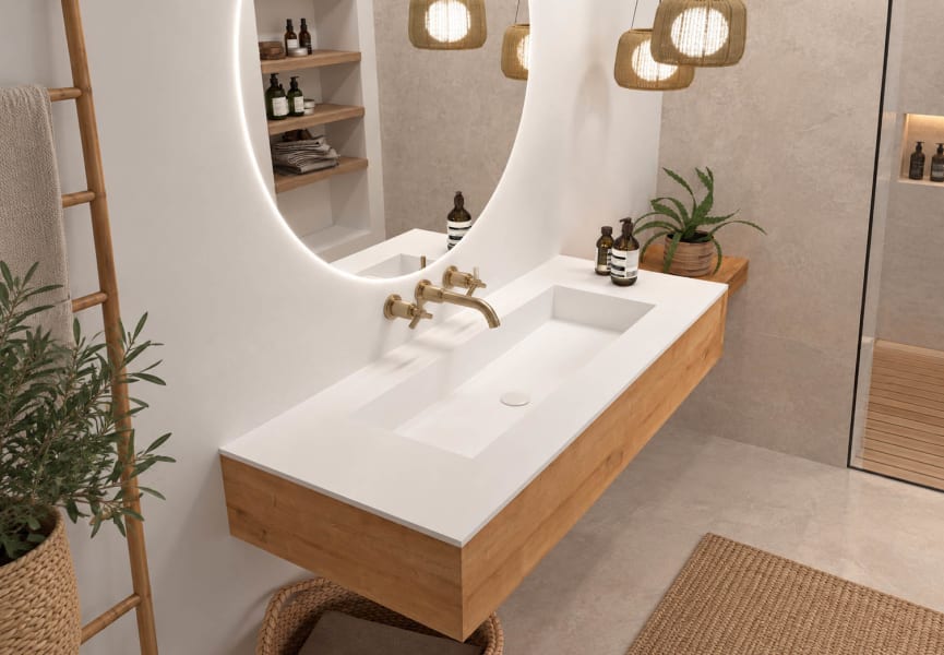 Lavabo de baño encastrado Austin de Art and Bath principal 0