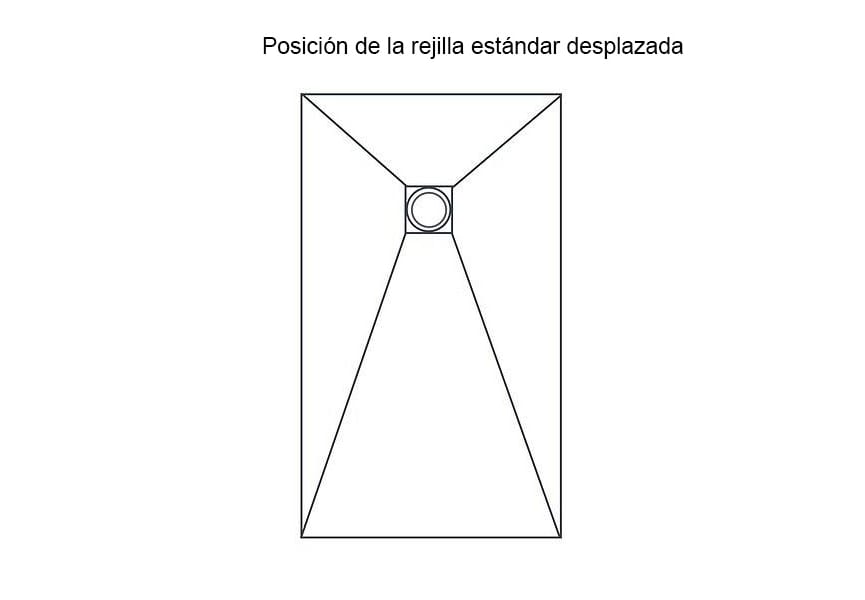 Plato de ducha de resina Sillar Doccia opción 9