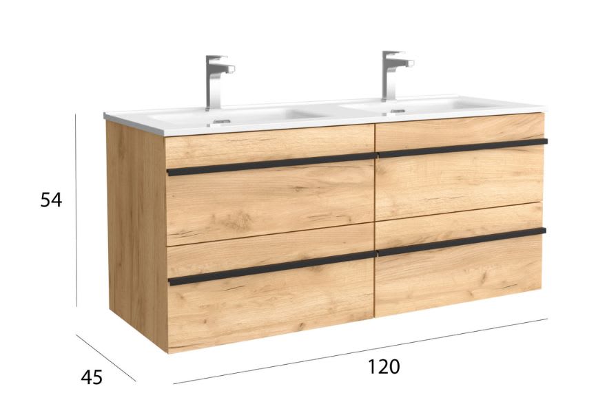 Conjunto mueble de baño Born Salgar detalle 4