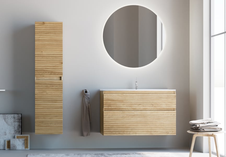 Conjunto de mueble de baño de Palilleria Horizontal Alpes 1 Bruntec principal 1