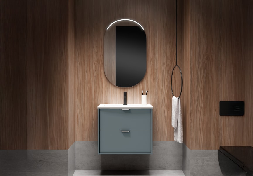 Conjunto mueble de baño fondo reducido 35.5 cm Midi Visobath principal 4