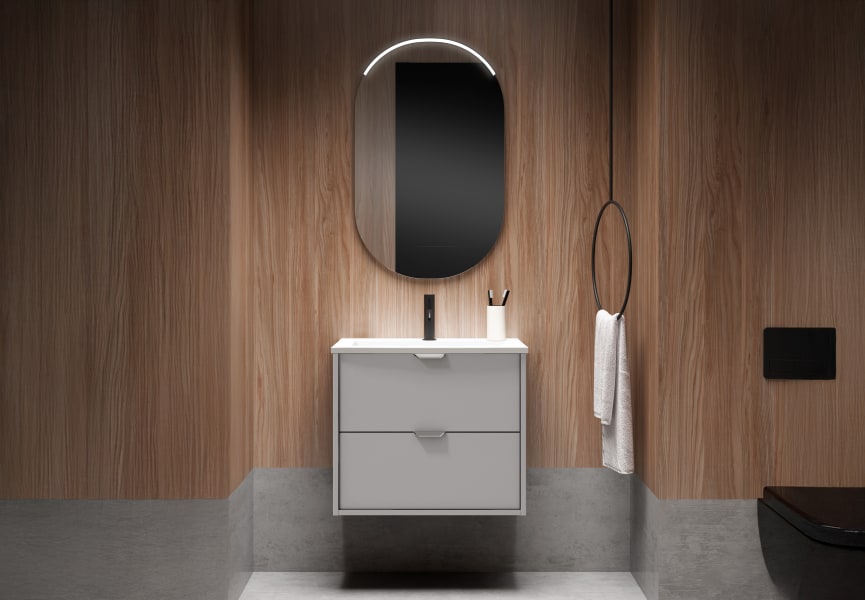 Conjunto mueble de baño fondo reducido 35.5 cm Midi Visobath principal 8