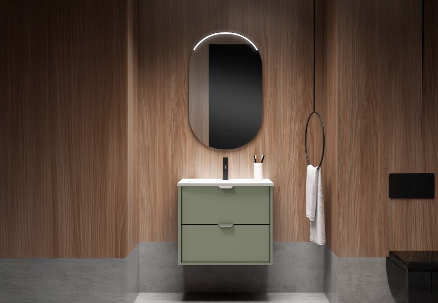 Conjunto mueble de baño fondo reducido 35.5 cm Midi Visobath principal 6