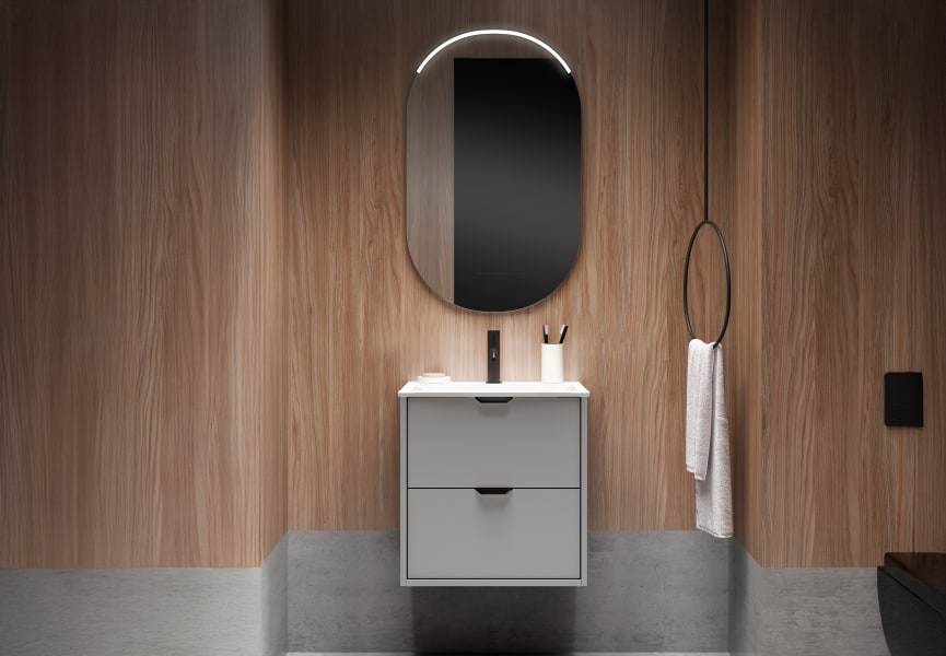 Conjunto mueble de baño fondo reducido 35.5 cm Midi Visobath principal 7