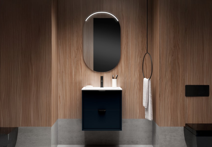 Conjunto mueble de baño fondo reducido 35.5 cm Midi Visobath principal 9