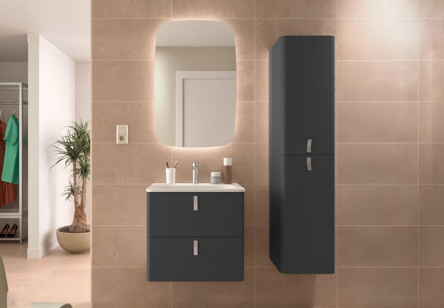 Conjunto mueble de baño con lavabo mineral solid Uniiq Salgar principal 1